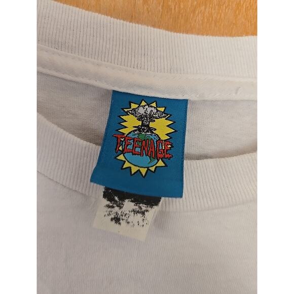 Teenager Brand Graphic Tee Long Sleeve Size Small "Have A Nice Doomsday" - Picture 3 of 6